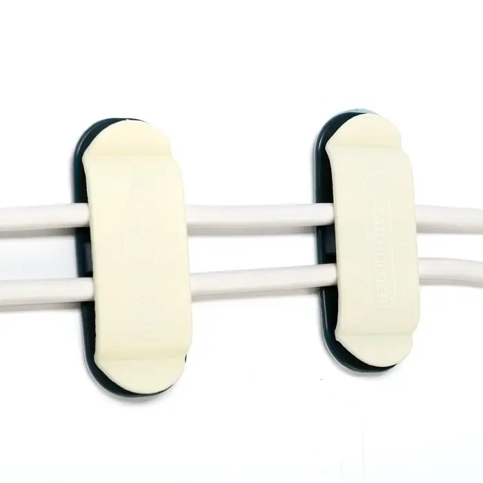 Держатель для проводов 75&times;30 мм, белый, 4 шт.