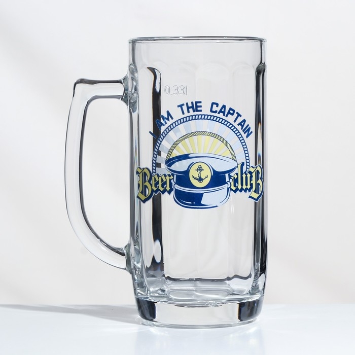 Кружка для пива Luminarc «Гамбург. Капитан», 330 мл, стекло, рисунок МИКС Кружка для пива Luminarc «Гамбург. Капитан», 330 мл, стекло, рисунок МИКС