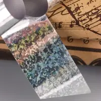 Подарочный бант - шар №3 голография, цвет серебро, для упаковки подарков