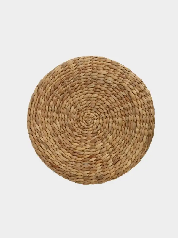 Пуфик, 40&times;40&times;20 см, водный гиацинт