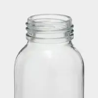 Бутылка для воды H=2O, 300 мл, h=17 см, стекло, прозрачная