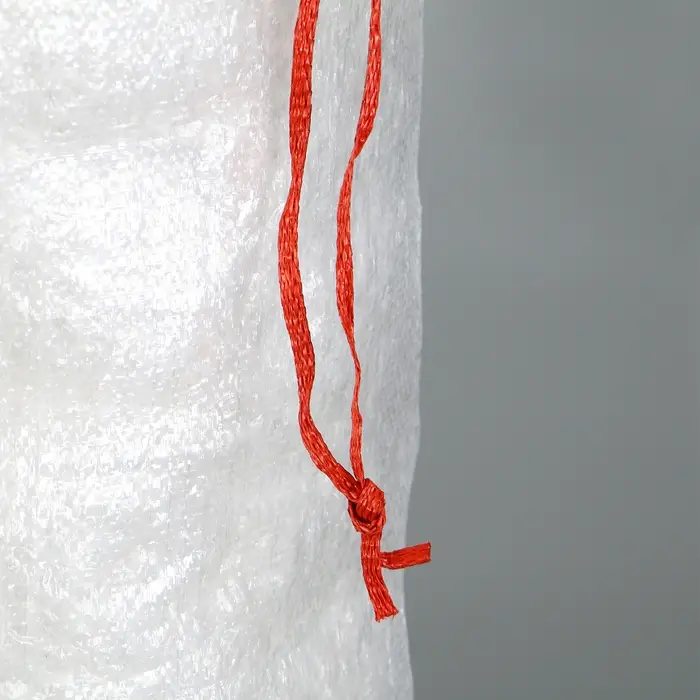 Мешок для урожая, полипропиленовый, 55 × 95 см, на 50 кг, прозрачный, с завязками