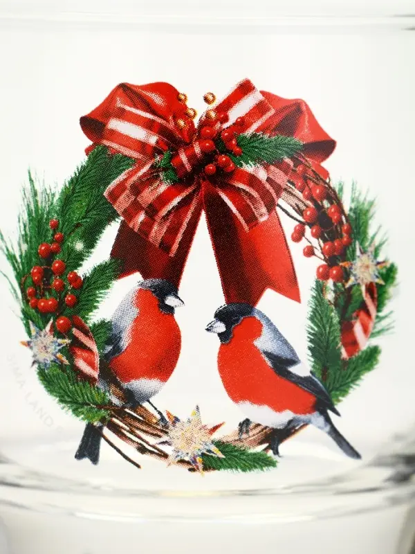 Стаканы &laquo;Новогодний&raquo;, 310 мл, подарочный набор 4 шт.