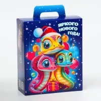 Подарочная коробка Новогодняя Презент «Диско» с анимацией, для сладких подарков, 15.5×7×19 см Подарочная коробка Новогодняя Презент «Диско» с анимацией, для сладких подарков, 15.5×7×19 см