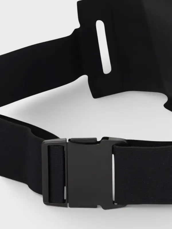 Сумка поясная туристическая, влагозащитная, 32&times;12 см, серая