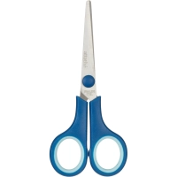 Ножницы Attache 140 мм с пласт. прорезин. ручками, цвет синий