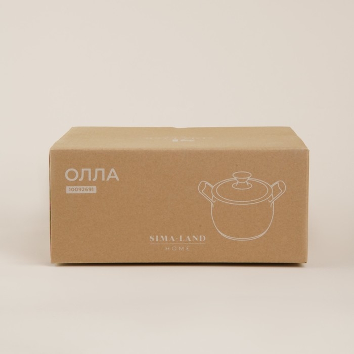 Кастрюля из нержавеющей стали SL Home «Олла», 2 л,d=18 см, h=9 см,с крышкой, капсульное дно, индукция Кастрюля из нержавеющей стали SL Home «Олла», 2 л,d=18 см, h=9 см,с крышкой, капсульное дно, индукция