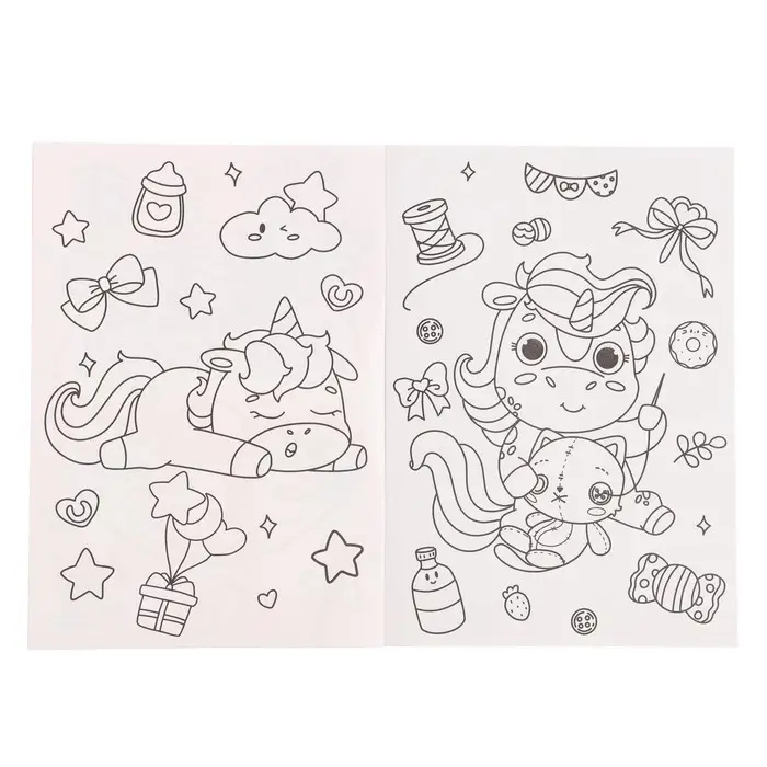 Няшки-раскраски «Единорожки»