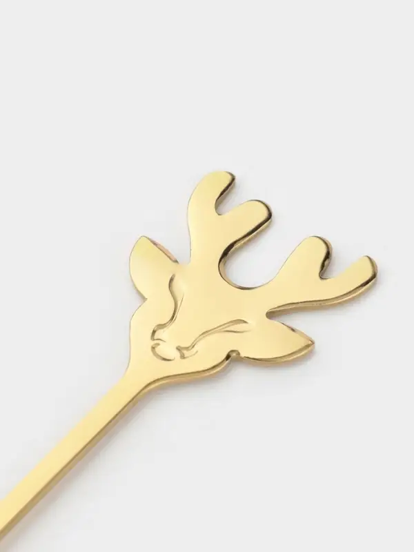 Ложка чайная 15 см  Ложка чайная 15 см "Хьёрт" цвет золото