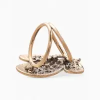 Кольцо для платка &laquo;Бабочка&raquo;, цвет золото в черненом золоте