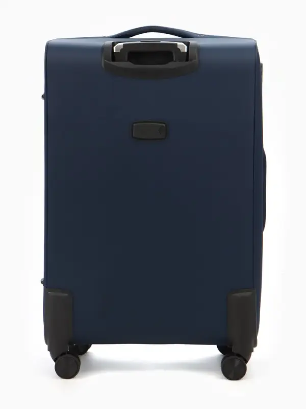 Чемодан на колёсах TEXTURA, кодовый замок, с увеличением, 47&times;30&times;78 см, 28", синий