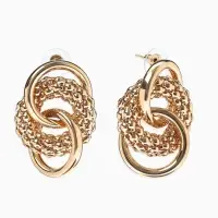 Серьги металл &laquo;Конго-кольца&raquo;, цвет золото