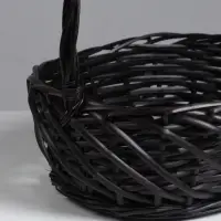 Набор корзин плетёных, овальные 3 шт., 44&times;36 см, Н14 см, Н с ручкой 42 см, дно 38&times;29 см38&times;30&times;13Hх37HHх33&times;24B