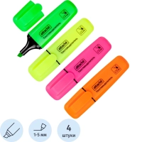 Набор текстовыделителей Attache Palette 1-5мм набор 4цв HL6010