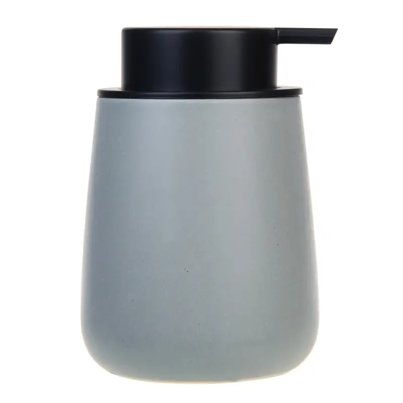 VETTA Дозатор для жидкого мыла, 320 мл, 13x9x9 см, керамика, "Космос", серый