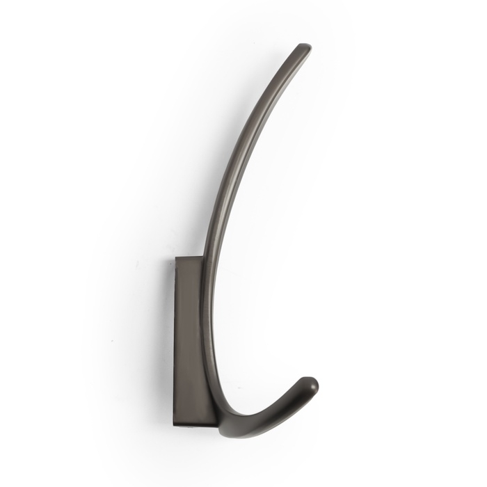 Крючок мебельный CAPPIO FLAT, трехрожковый, графит