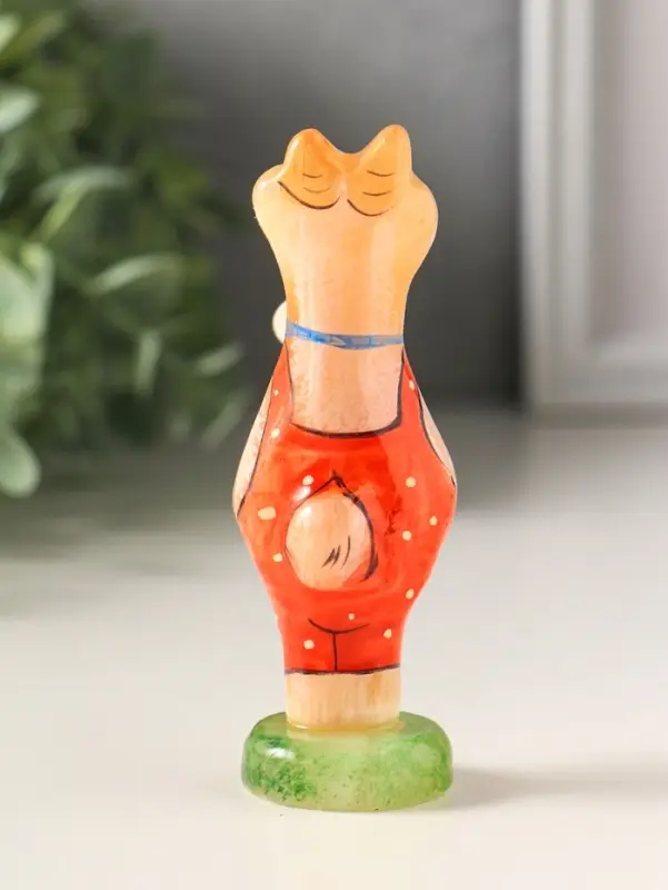 Фигурка &laquo;Козел с цветком&raquo;, 10&times;3.5 см, селенит