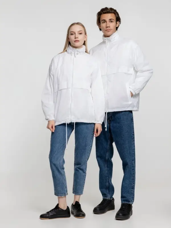 Ветровка из нейлона Surf 210 белая, размер XS