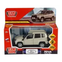 Машина металлическая «Lada Niva Travel»,12 см, бежевая NIVATRAVEL-12-BG