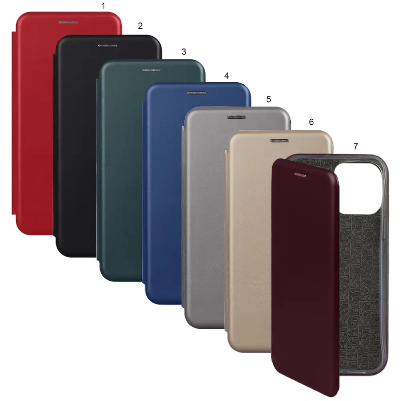 Чехол-книжка iPh 13 Pro Max цвета в ассортименте Чехол-книжка iPh 13 Pro Max цвета в ассортименте