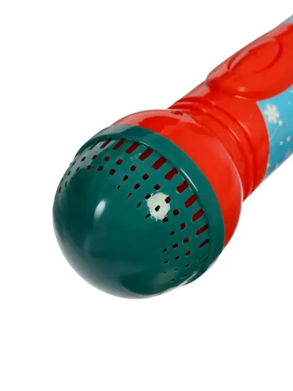 ZABIAKA Микрофон музыкальный "С Новым Годом!", звук, свет