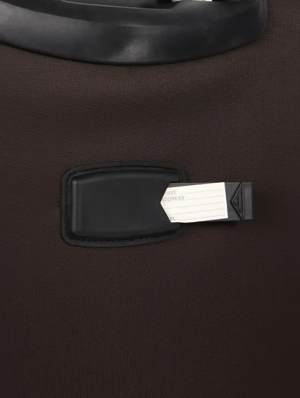 Чемодан на колёсах TEXTURA, кодовый замок, с увеличением, 36&times;25&times;58 см, 20", коричневый