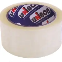 Клейкая лента UNIBOB 48 мм&times;66 м 45 мкм, прозрачная, индивидуальная упаковка