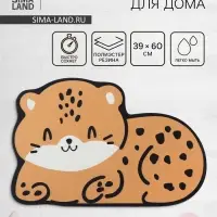 Коврик для дома Доляна &laquo;Тигр&raquo;, влаговпитывающий, 60&times;39 см