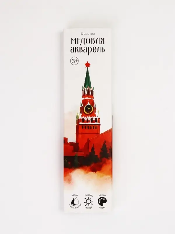 Акварель 6 цв.  "Герб"