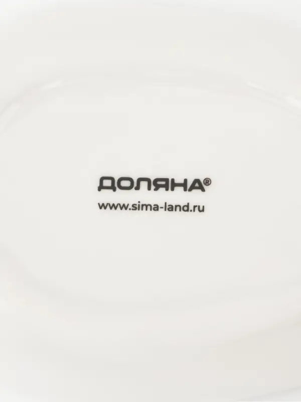 Подставка под ложку Доляна &laquo;Млечный путь&raquo;, 21.5&times;7.5 см, фарфор, бирюзовая