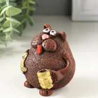 Фигурка &laquo;Кот с кружкой&raquo;, 7&times;5.5&times;6.5 см, МИКС