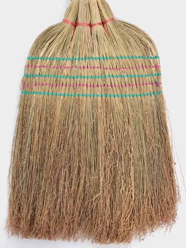 Веник узбекский из сорго 5-ти прошивной 4-х лучевой, ручная работа, 90-95 см