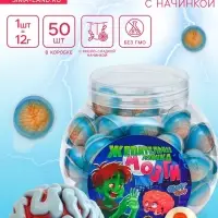 НАБОР Жевательная резинка "Мозги", 12 г * 50 шт