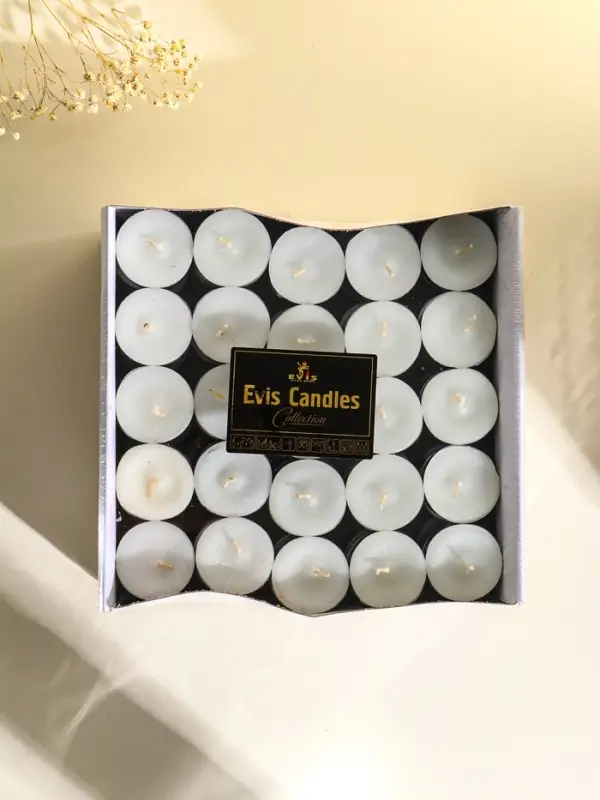 Набор чайных свечей 100 шт, d 37 мм, 15 гр, 3 часа горения Набор чайных свечей 100 шт, d 37 мм, 15 гр, 3 часа горения