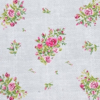 Скатерть Доляна Roses on linen 146х220 см, 100% хлопок, рогожка 164 г/м2