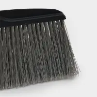 Щётка для пола, с совком-ловушкой, с крышкой, серая