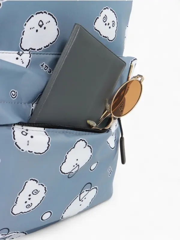 Рюкзак школьный &laquo;Мишки&raquo; для девочки, с пеналом, 3 кармана, 28&times;12&times;43 см, серый