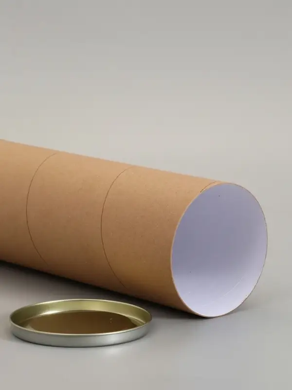 Тубус под бутылку, картон 120&times;340 мм (320 мм внутр. высота)