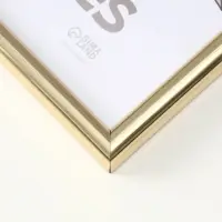 Фоторамка "Радуга" 30х40 см, набор 3 шт, (пластиковый экран), золото