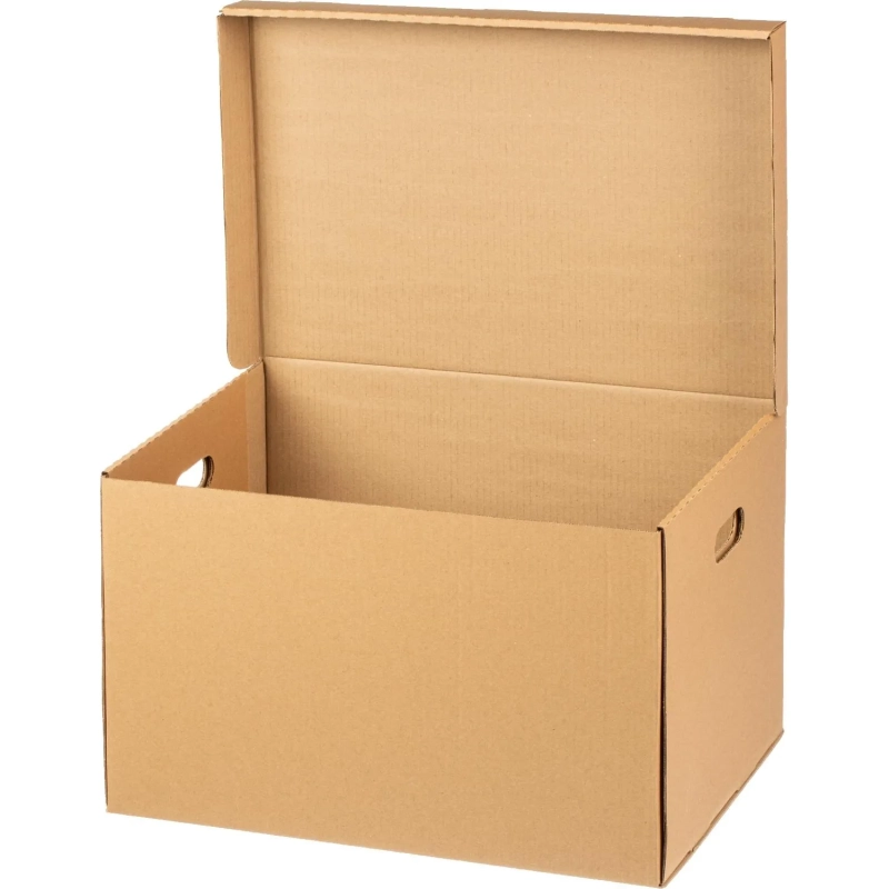 Короб архивный Attache Делопроизводство с крышкой 480х325х295мм, Т23