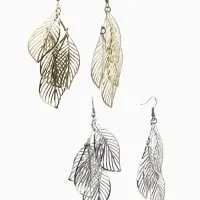 Серьги висячие &laquo;Шелест&raquo;, листопад, цвет МИКС, 9.8 см