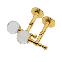 Крючок - держатель для штор на стену CAPPIO KS043, металлический, цвет золото, 2 шт