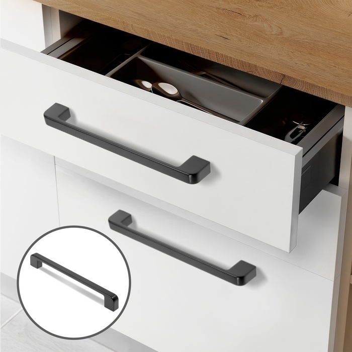 Ручка-скоба CAPPIO FREEDOM, м/о 160 мм, цвет черный, 20 шт. Ручка-скоба CAPPIO FREEDOM, м/о 160 мм, цвет черный, 20 шт.