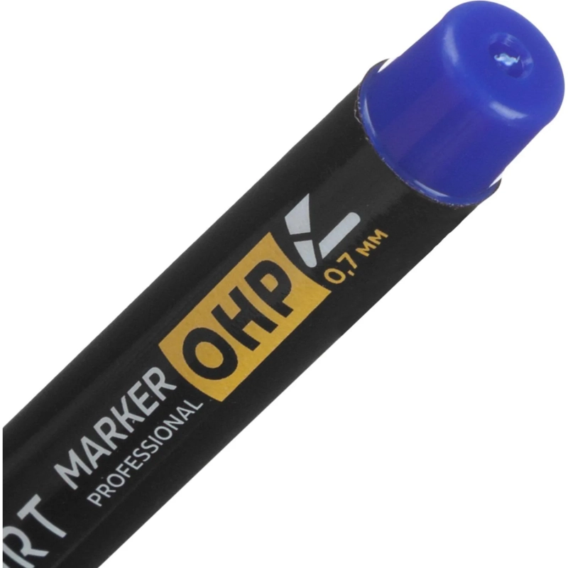 Маркер для глянц.поверх. Topfort OHP 0,7 мм синий