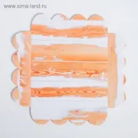 Коробка для печенья, кондитерская упаковка с PVC крышкой, «Вкусно», 13 х 13 х 3 см
