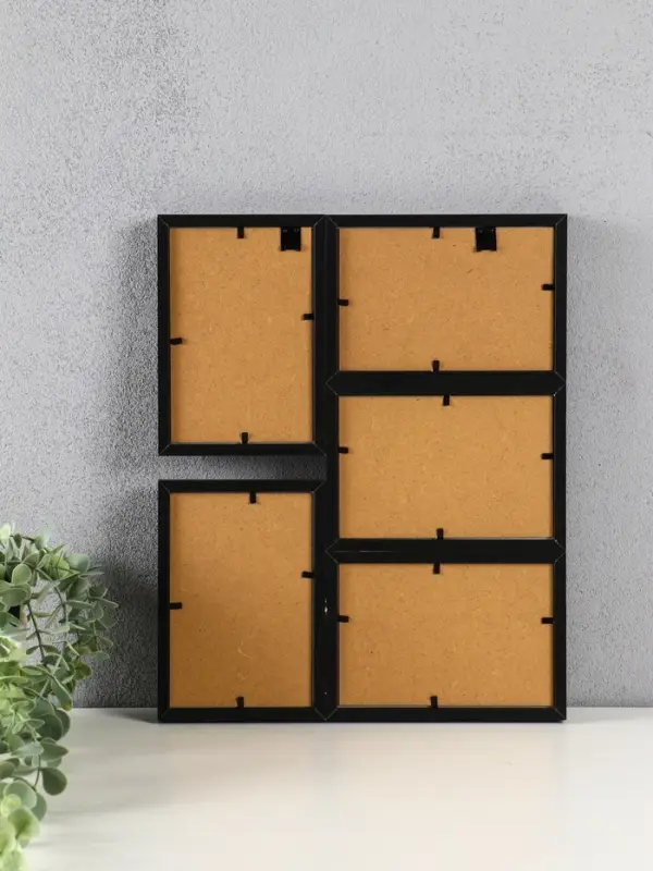 Фоторамка МДФ, стекло на 5 фото 10х15 "День и ночь" 35,5х28,5х2,2 см