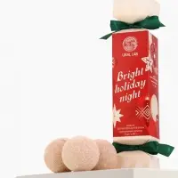 Бомбочки для ванны Bright holiday night, набор 3 шт. &times; 40 г, аромат ванильные мечты, URAL LAB