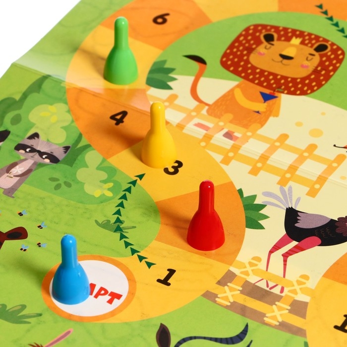 Настольная игра «Веселые ходилки», 4 в 1 Настольная игра «Веселые ходилки», 4 в 1