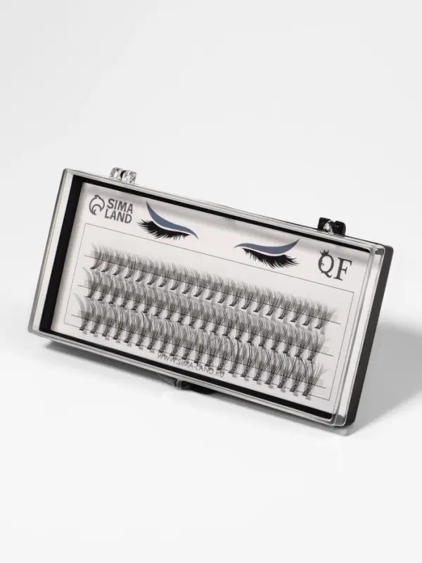 Набор накладных ресниц &laquo;Классика&raquo;, пучки, 10, 12, 14 мм, толщина 0.1 мм, изгиб D, 10 D