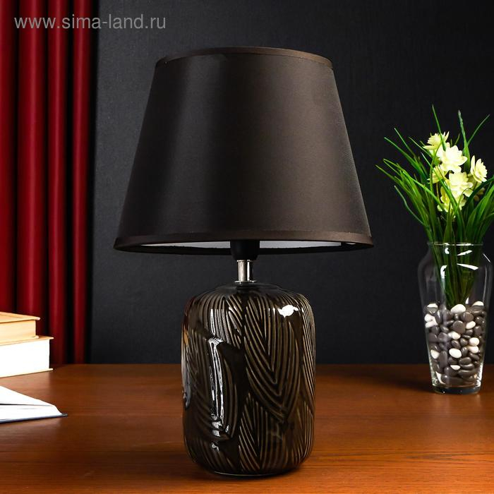 Лампа настольная 38048/1 E14 40Вт черный 23х23х35,5 см RISALUX
